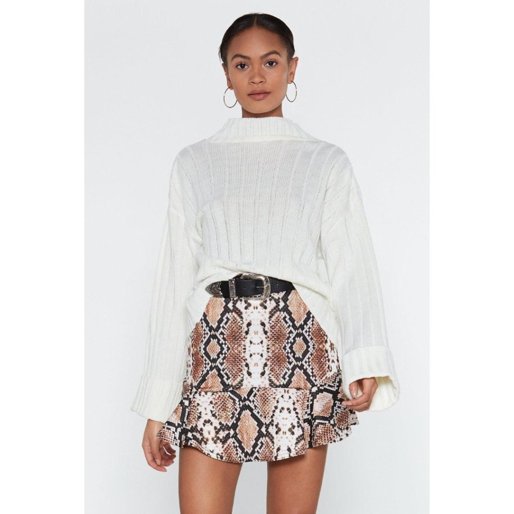 NWT Nasty Gal Snake Print Mini Skirt​​